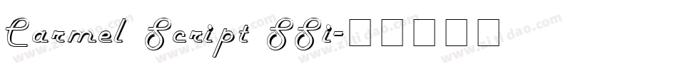Carmel Script SSi字体转换